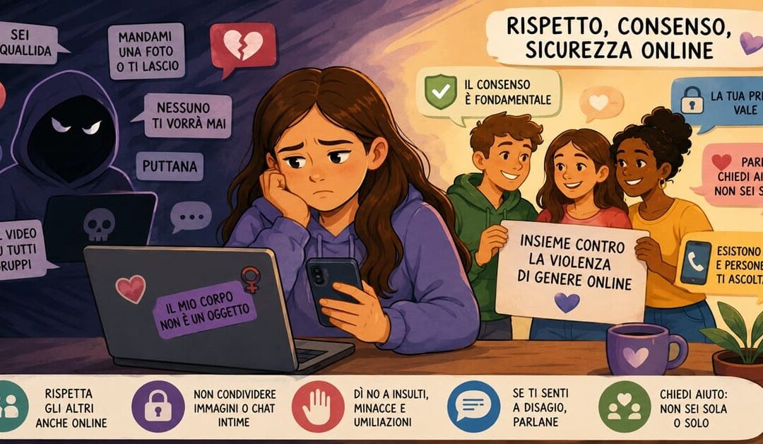Violenza di genere online: Adolescenza, sessualità e rischi dietro lo schermo
