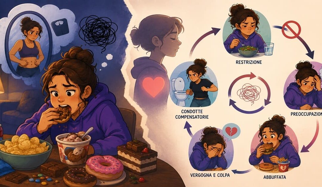 Le abbuffate sono davvero una perdita di controllo? Il significato psicologico del binge eating nella bulimia nervosa
